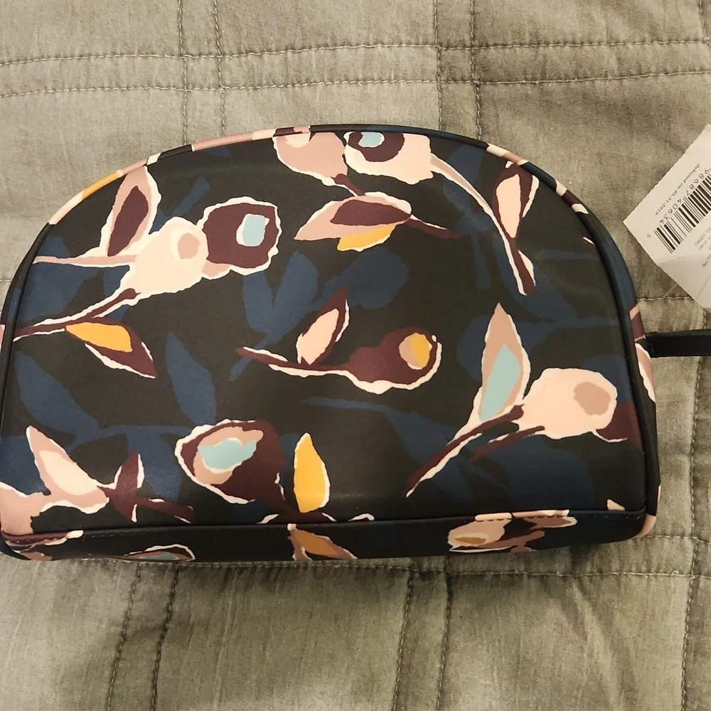 Kate Spade Black and Pink Floral Travel Bag